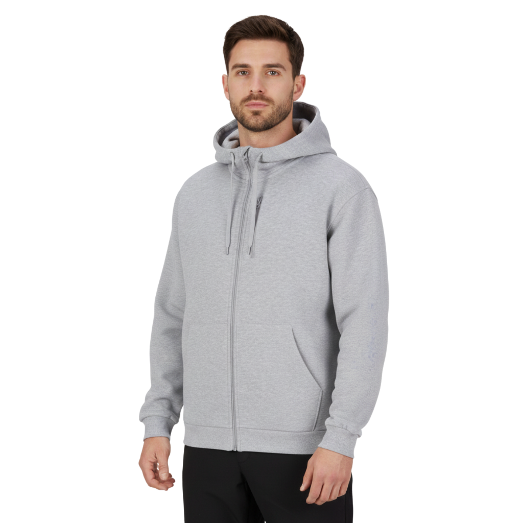 Built In Inflatable Pillow Full Zip Up Travel Hoodie