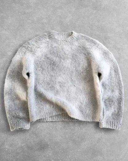 Nuvola Mohair Knit Sweatshirt 
