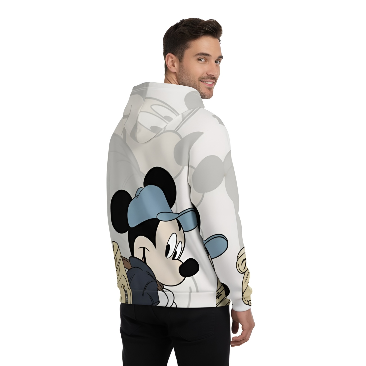Casual Cartoon Character Designed Hoodie