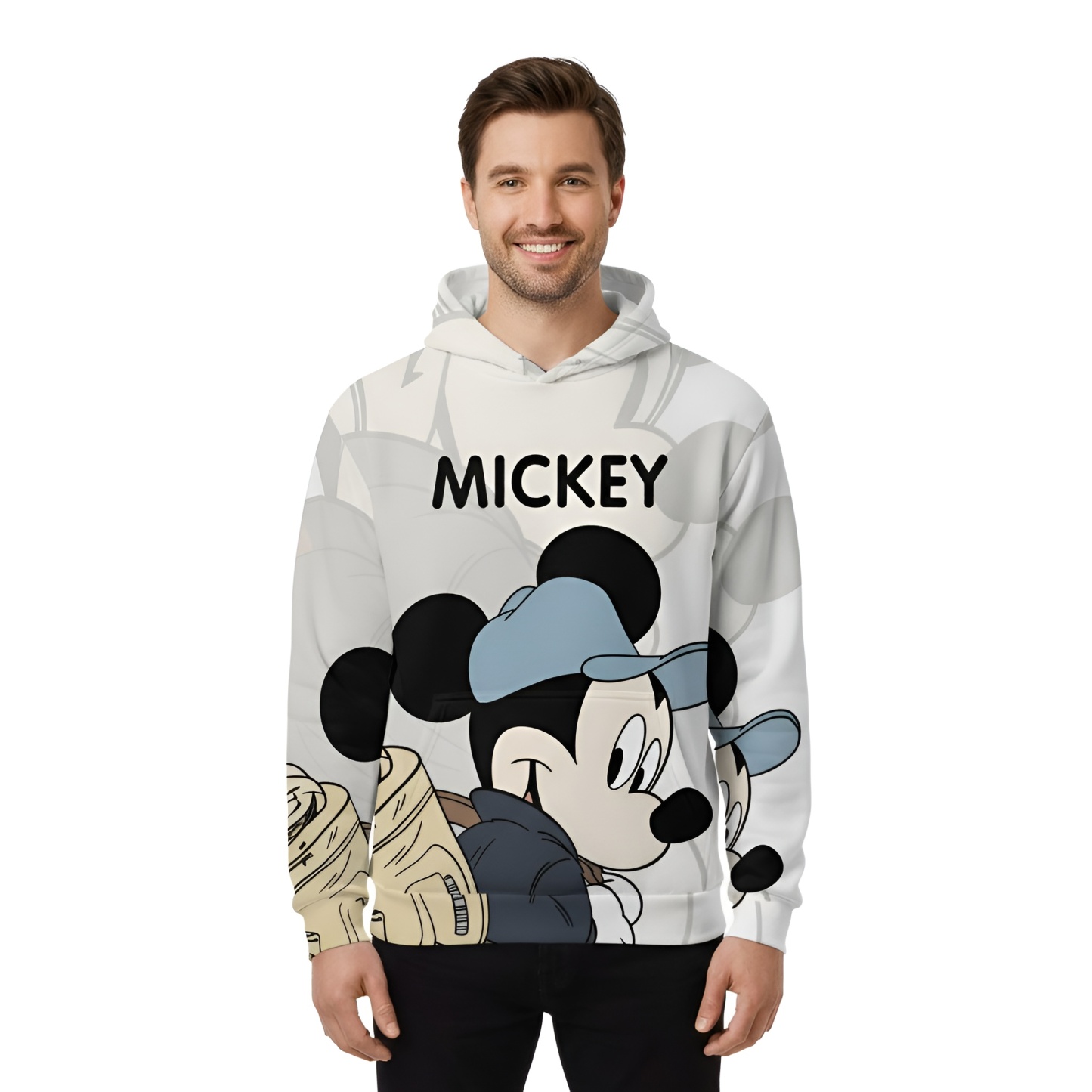 Casual Cartoon Character Designed Hoodie