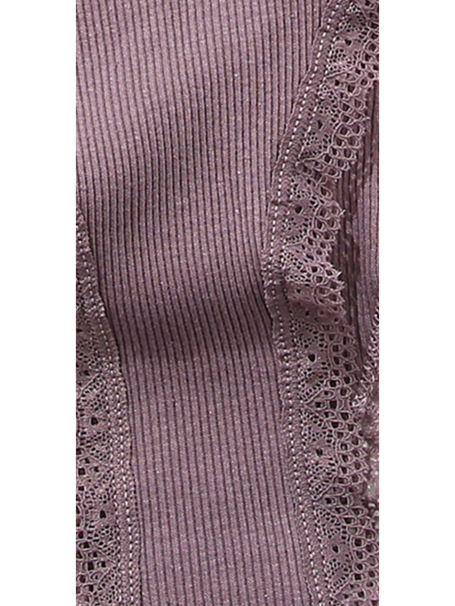 Casual Comfy Lace Trim Thong-Soco Hoodie