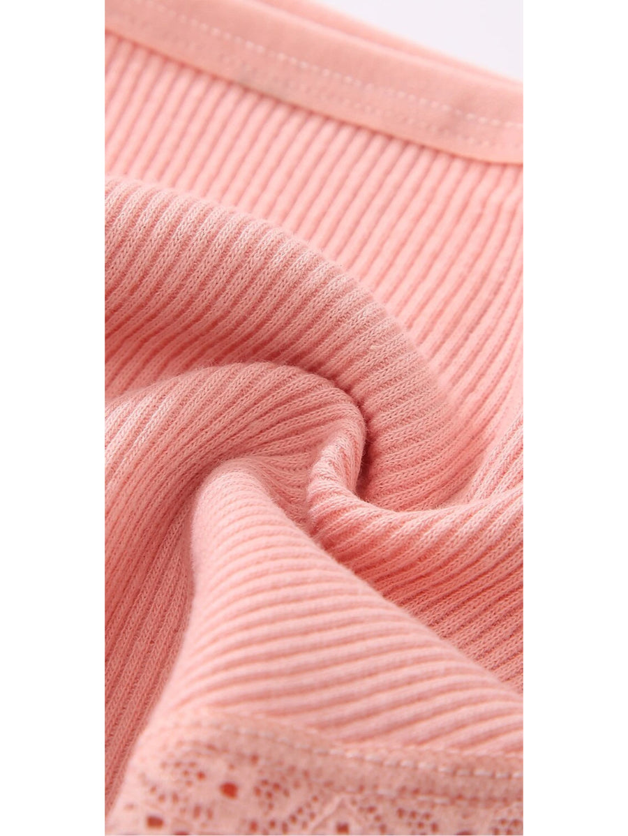 Casual Comfy Lace Trim Thong-Soco Hoodie