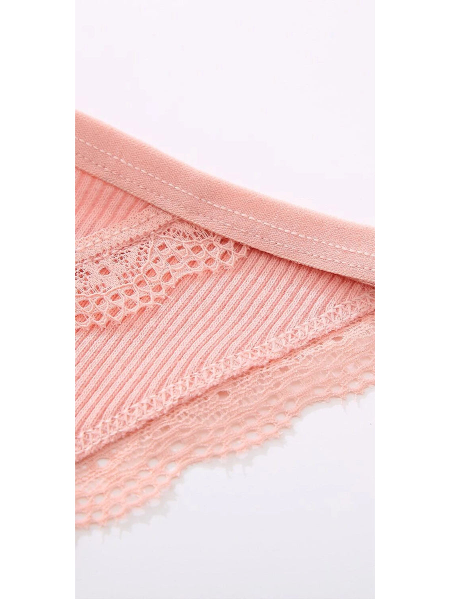 Casual Comfy Lace Trim Thong-Soco Hoodie