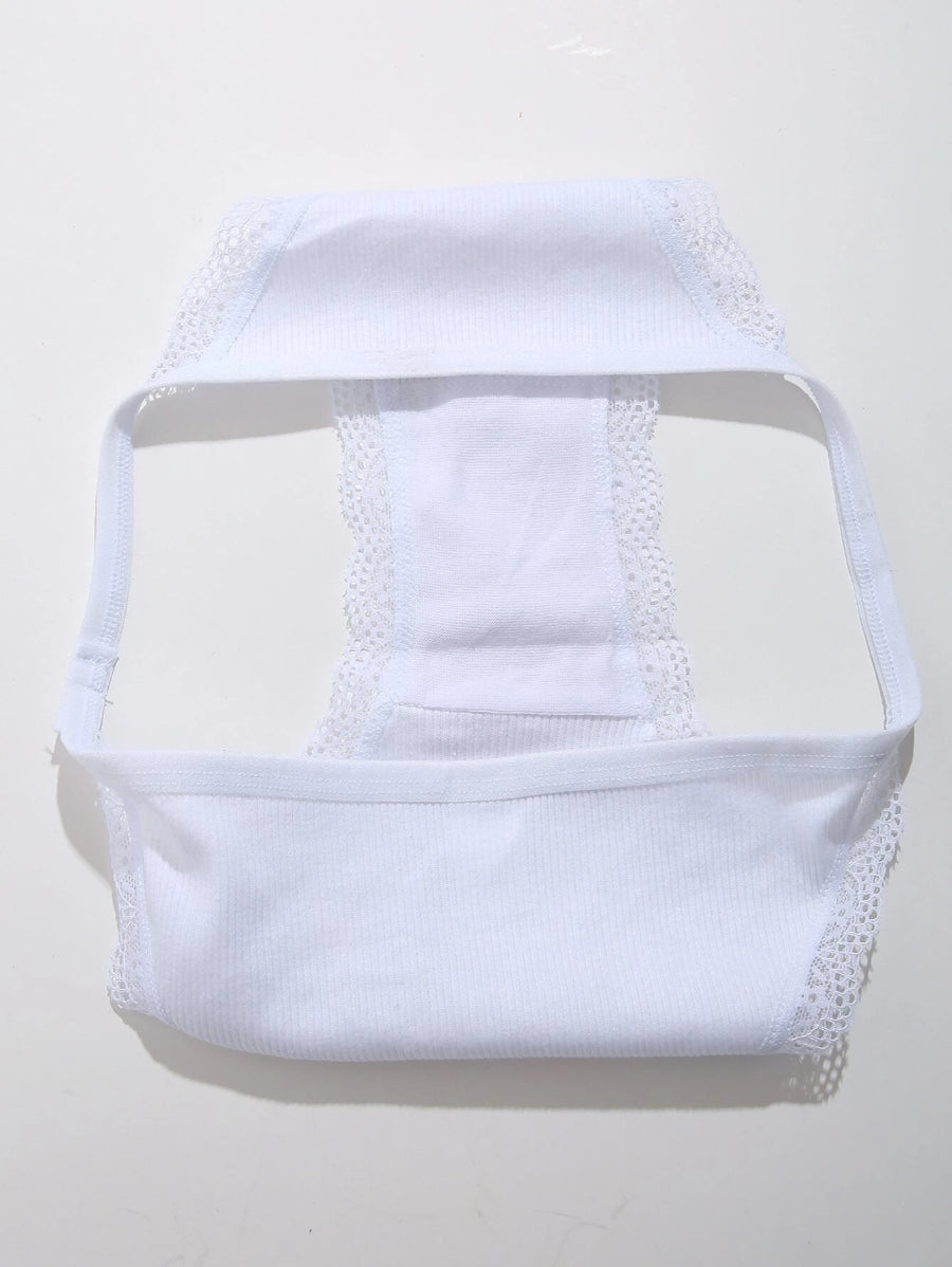 Casual Comfy Lace Trim Thong-Soco Hoodie