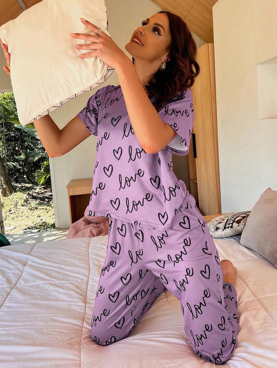 Casual Letter Graphic Three Pieces Set With Cover-Soco Hoodie