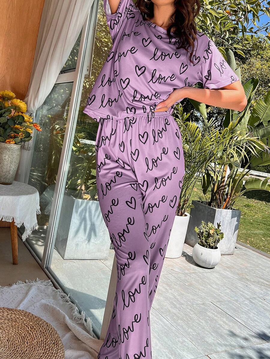 Casual Letter Graphic Three Pieces Set With Cover-Soco Hoodie