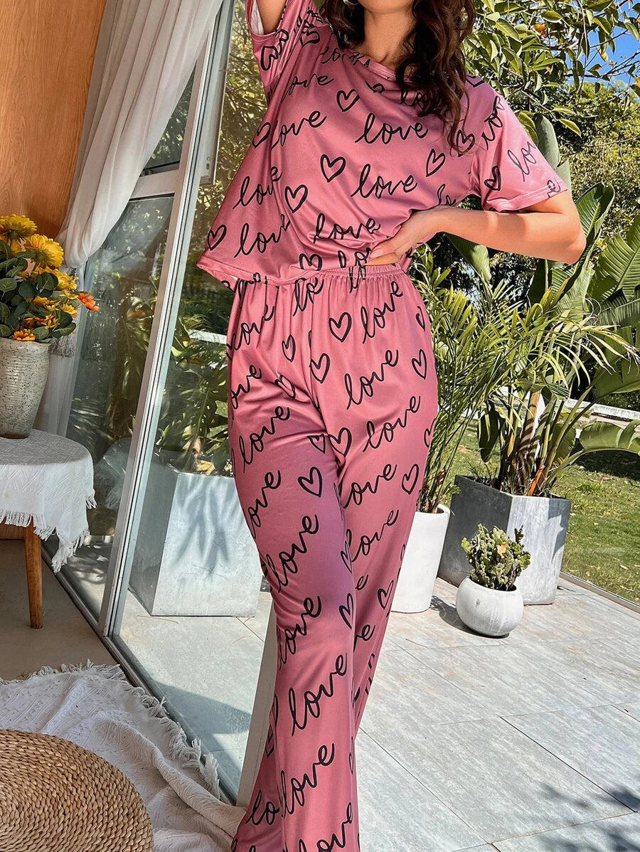 Casual Letter Graphic Three Pieces Set With Cover-Soco Hoodie