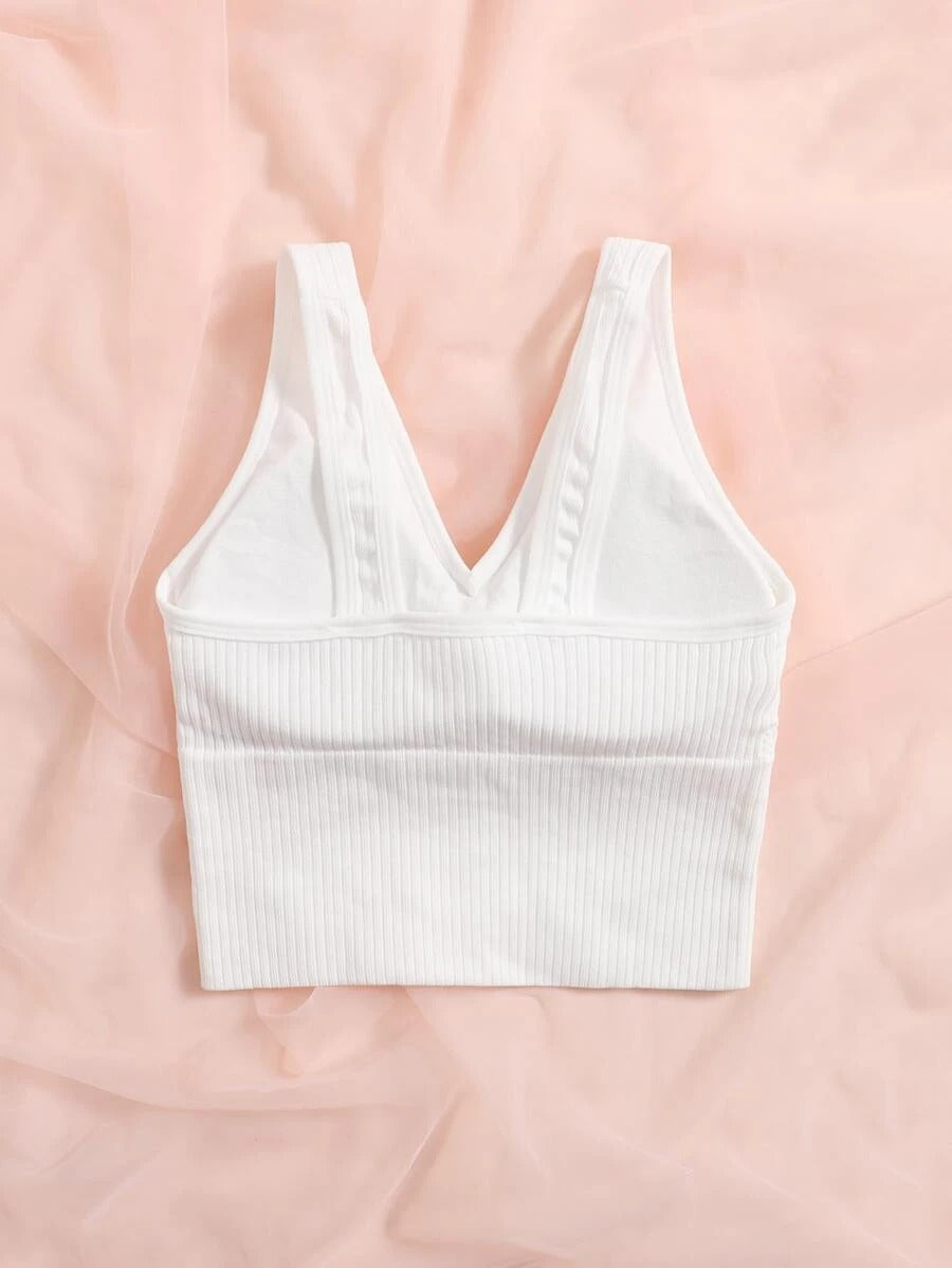 Casual Rib Tank Bra-Soco Hoodie