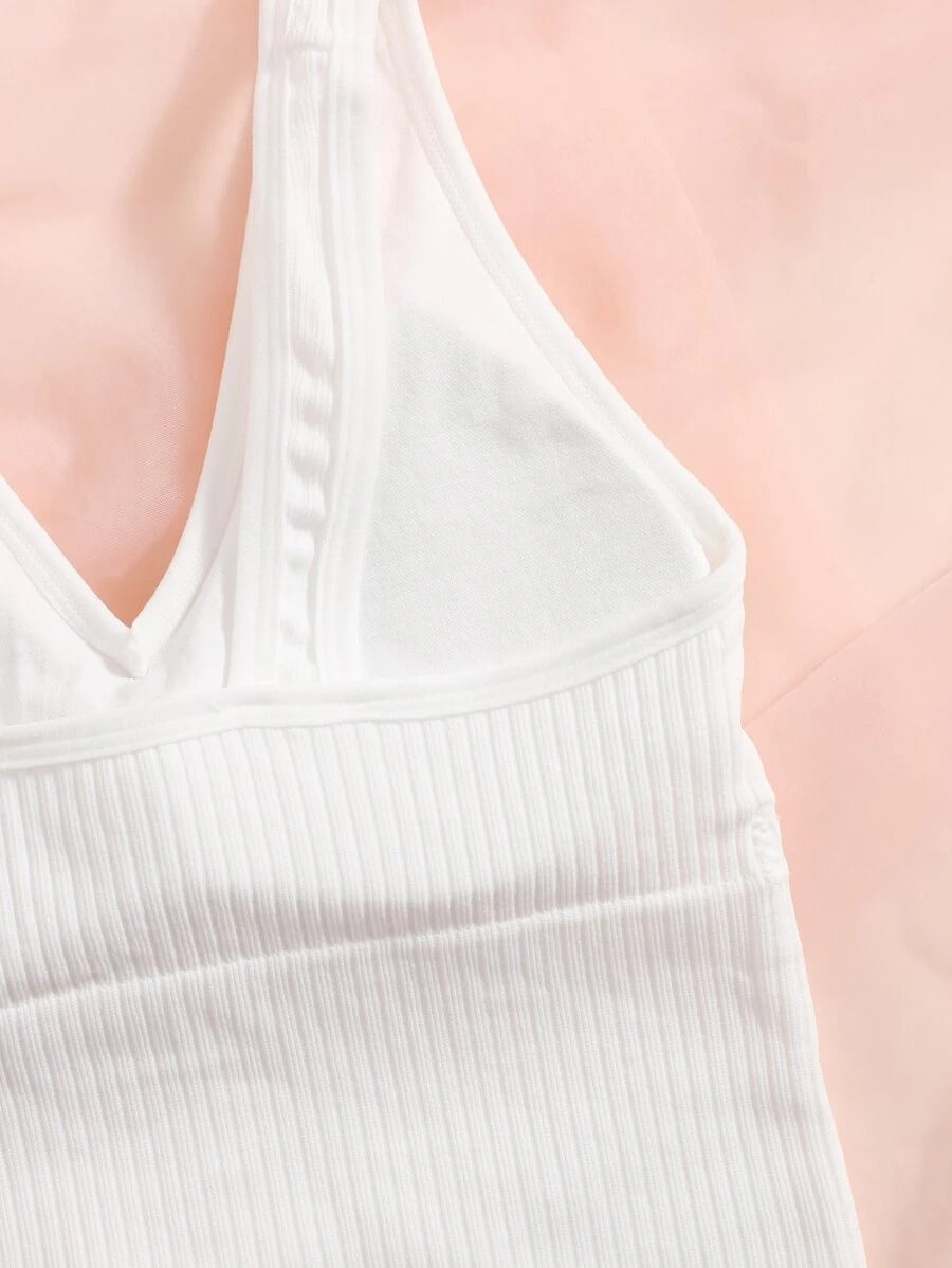 Casual Rib Tank Bra-Soco Hoodie