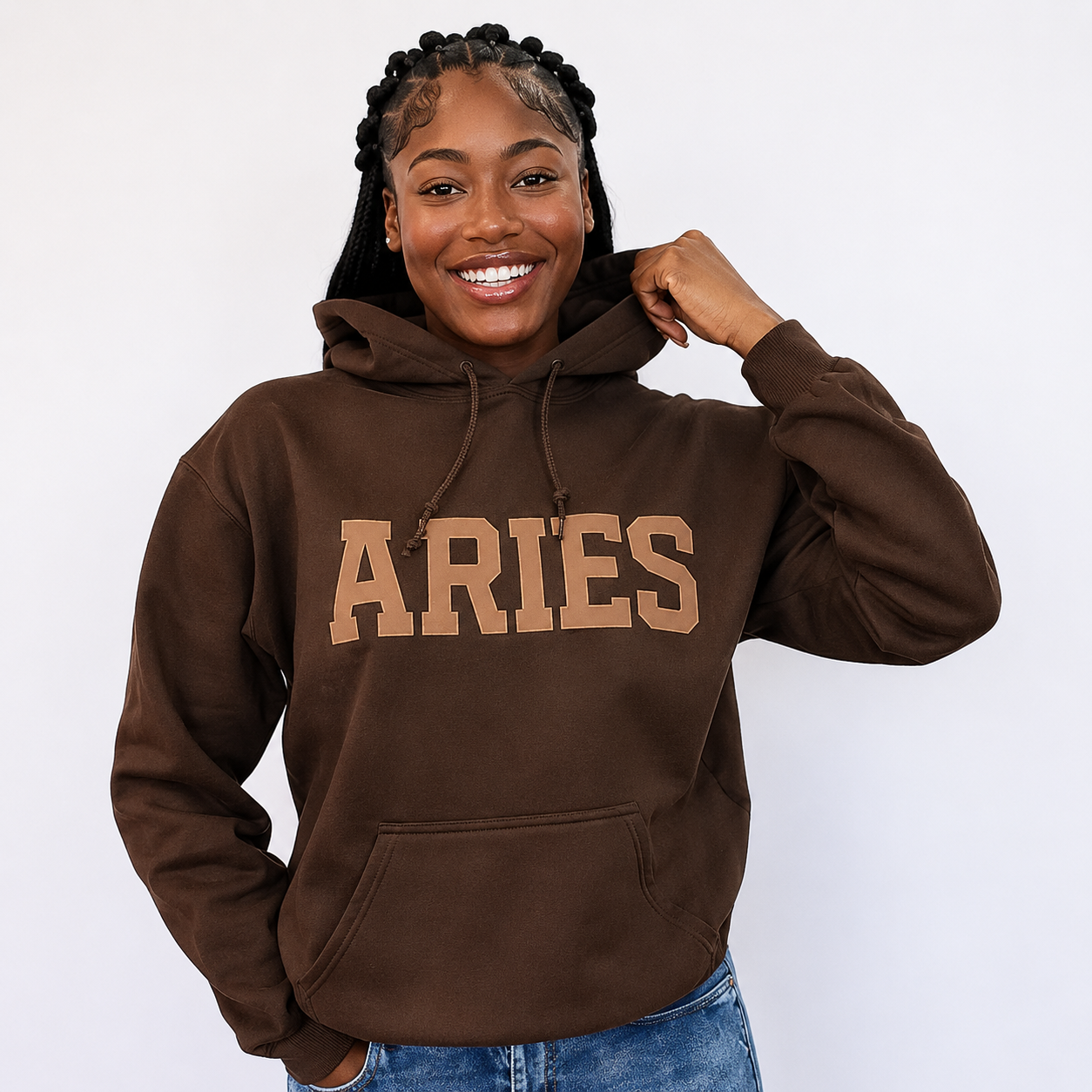 Zodiac And Astrology Puff Print Hoodie For Men And Women