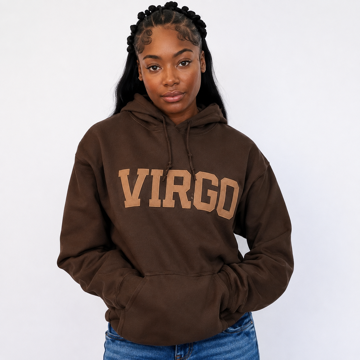 Zodiac And Astrology Puff Print Hoodie For Men And Women