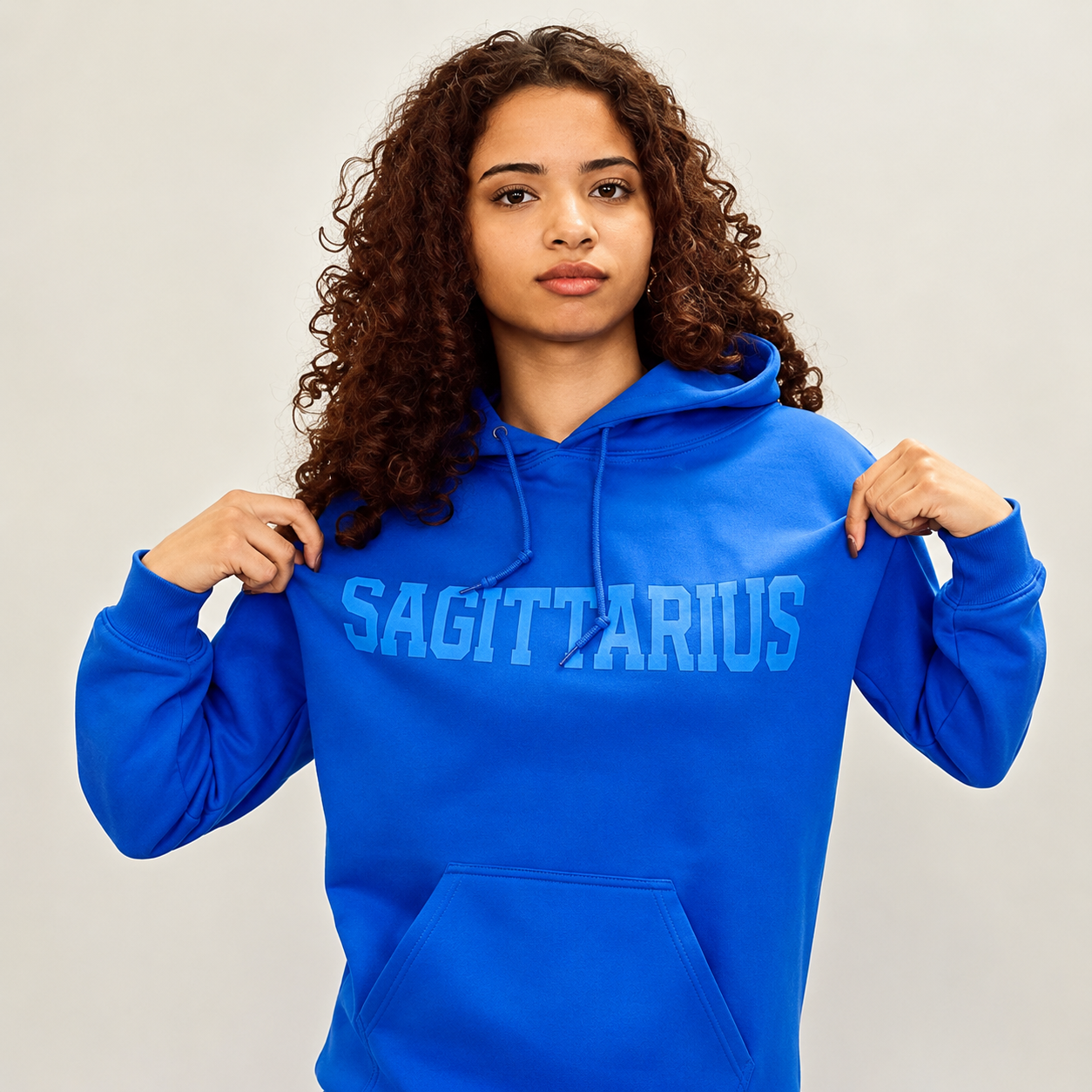 Zodiac And Astrology Puff Print Hoodie For Men And Women