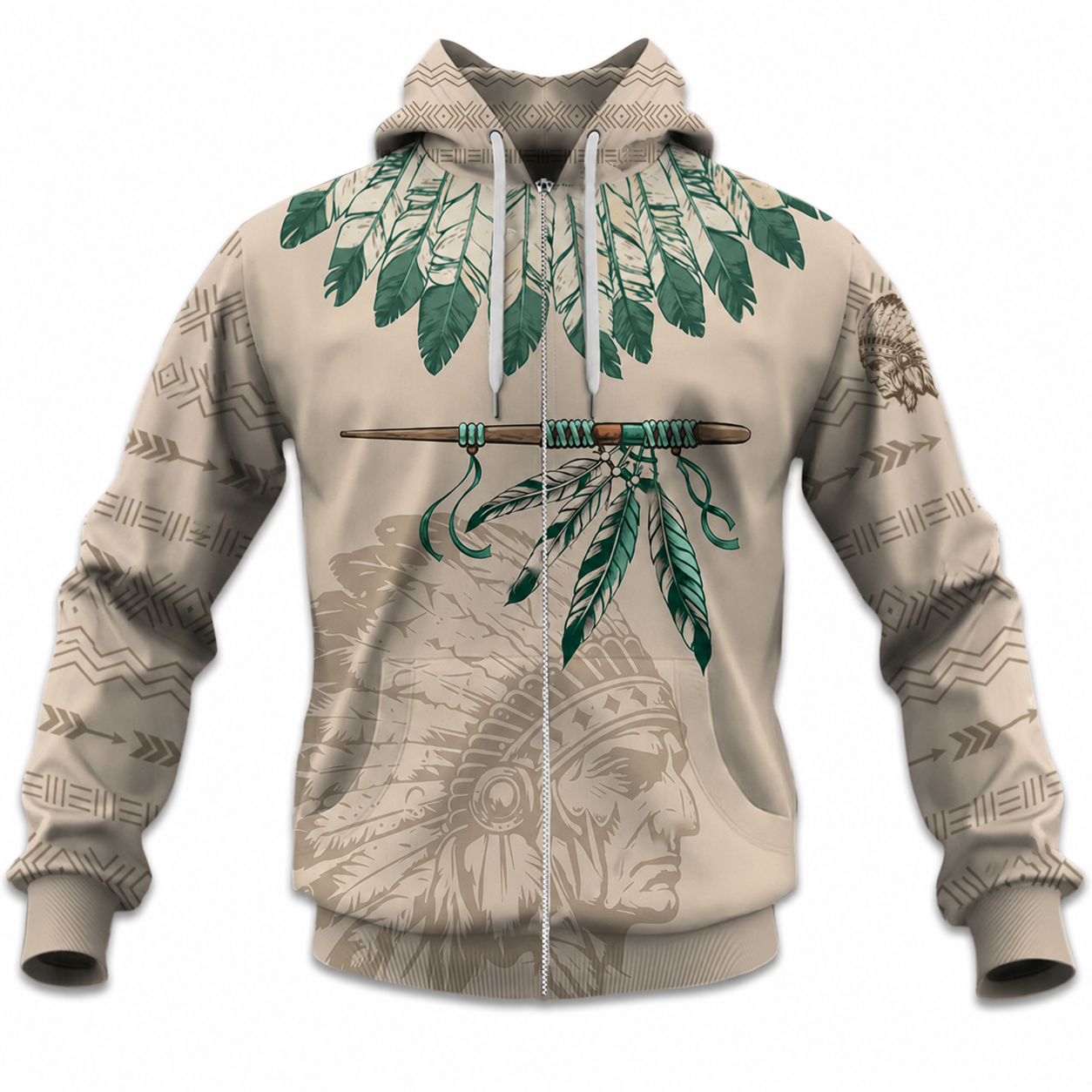 Jets Graphic Full Zipper Hoodie