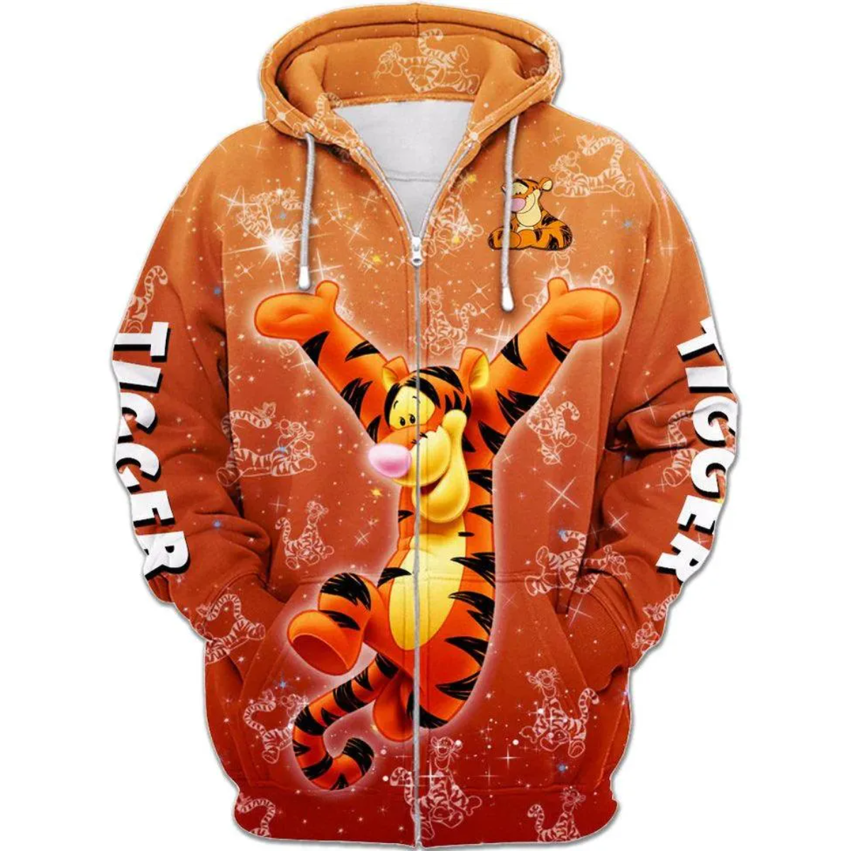Cheerful Tigger Hoodie