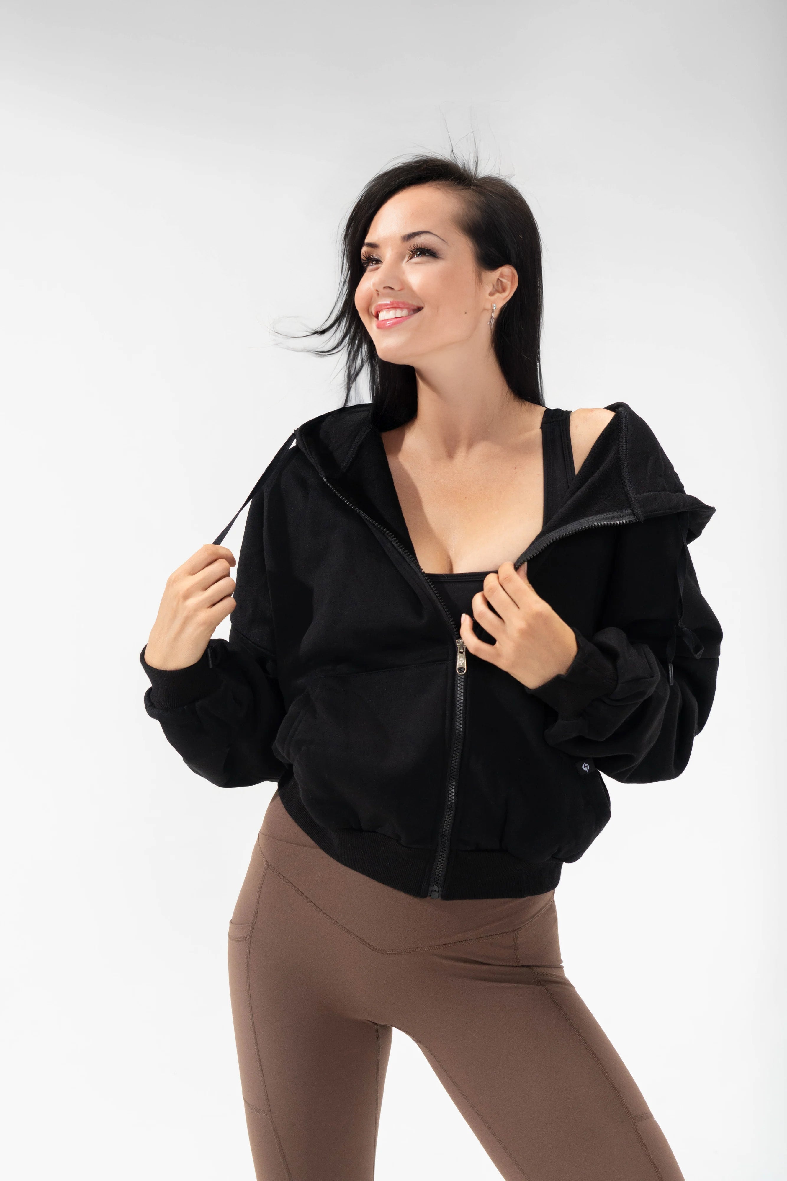 Comfy Fit Oversized Zip Up Hoodie 2XL