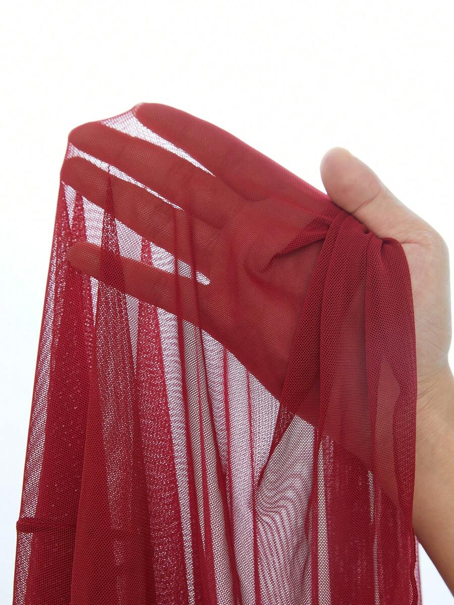 Contrast Lace Bow Front Cami Nightdress-Soco Hoodie