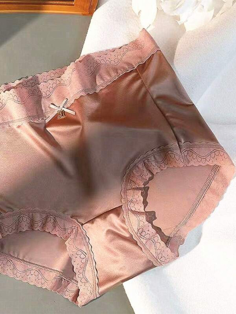 Contrast Lace Trim Brief-Soco Hoodie