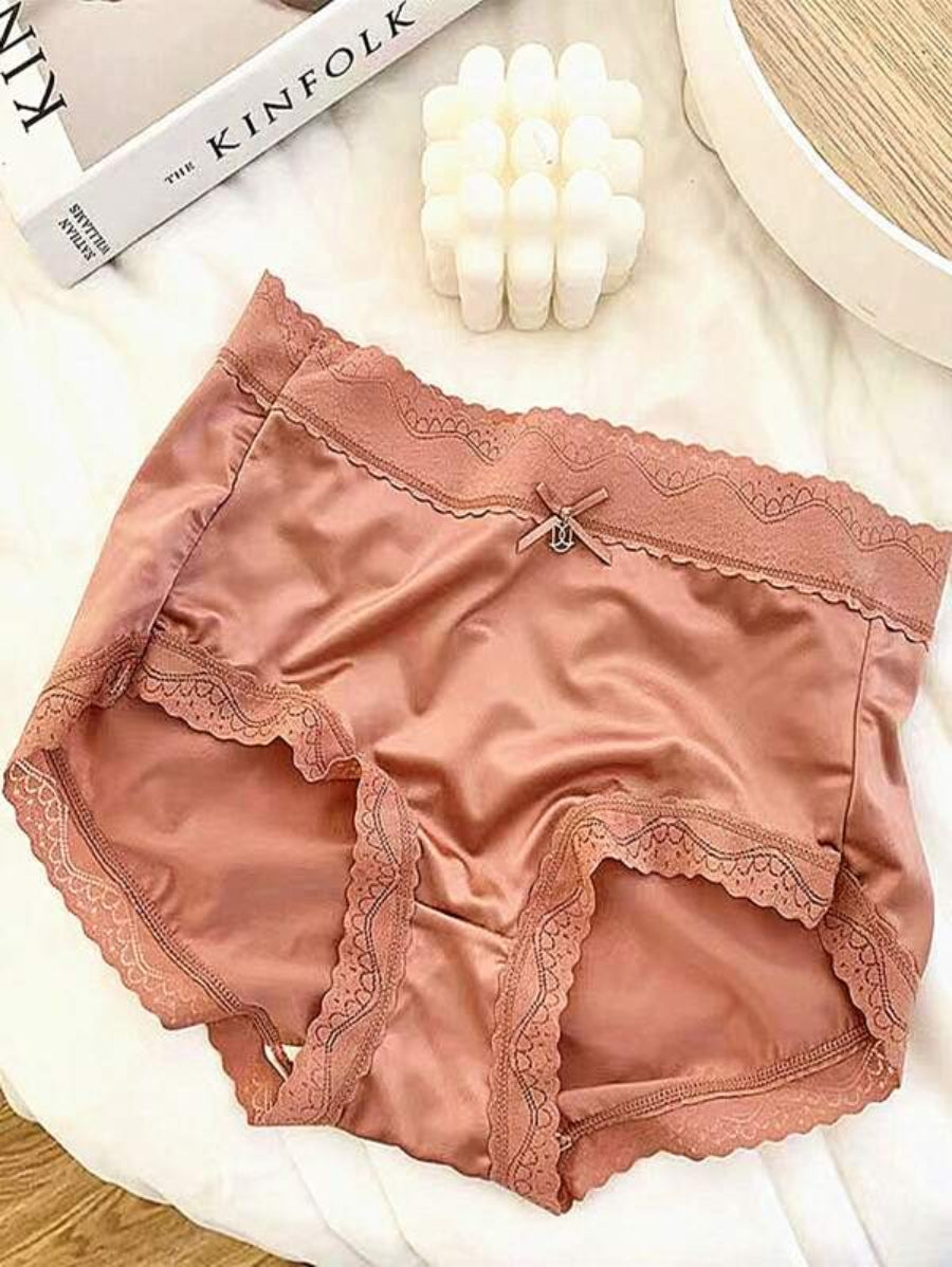 Contrast Lace Trim Brief-Soco Hoodie