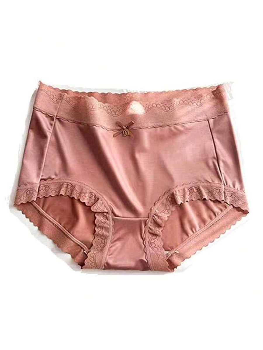 Contrast Lace Trim Brief-Soco Hoodie