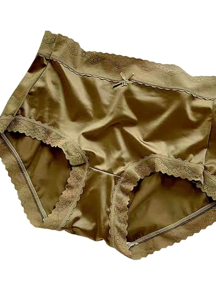 Contrast Lace Trim Brief-Soco Hoodie