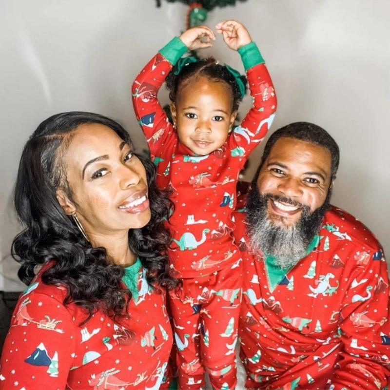 Festive Santa Claus Xmas Pajama Set