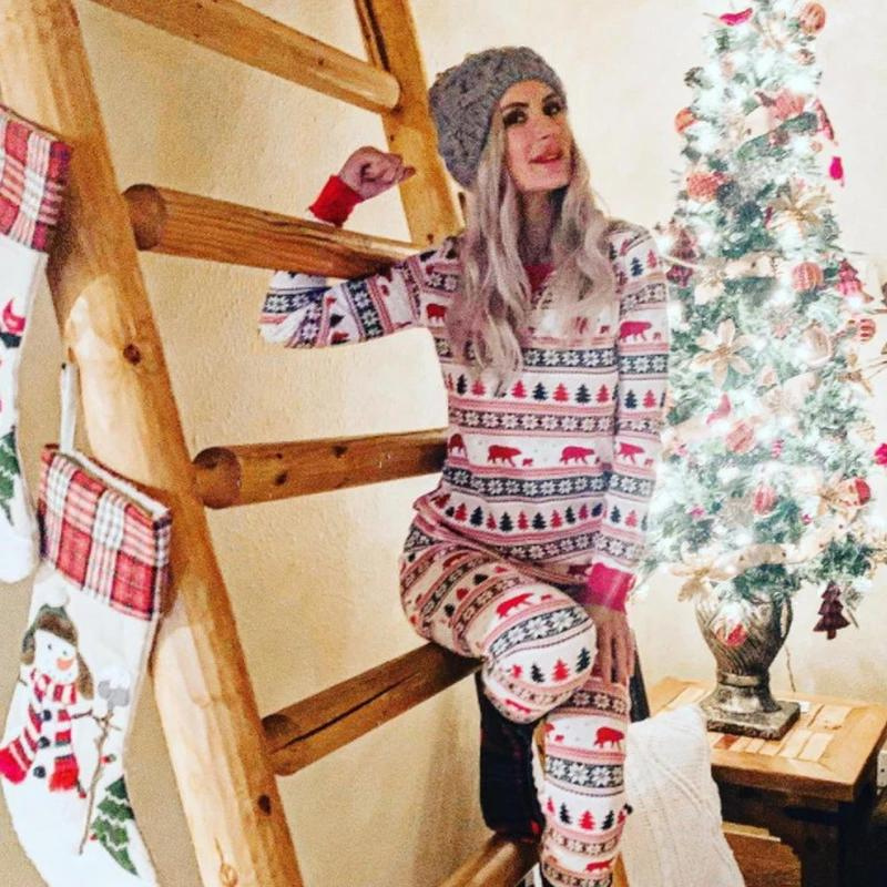 Festive Santa Claus Xmas Pajama Set