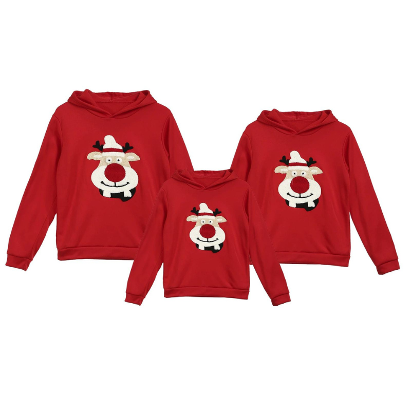 Family Christmas Elk Sweater