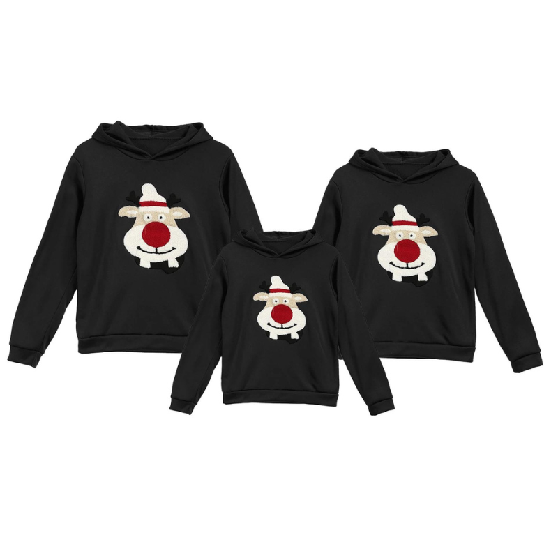 Family Christmas Elk Sweater