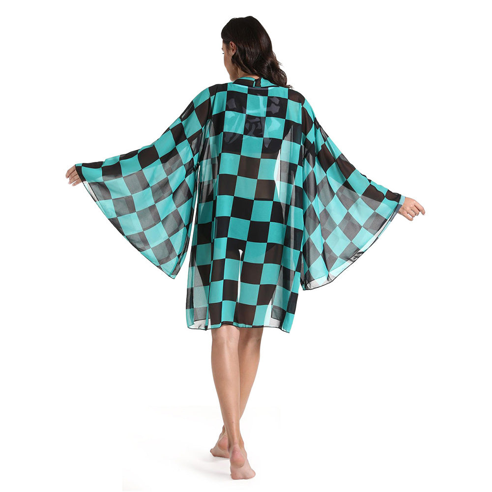 Demon Slayer Bikini Beach Swimsuit Set-Soco Hoodie