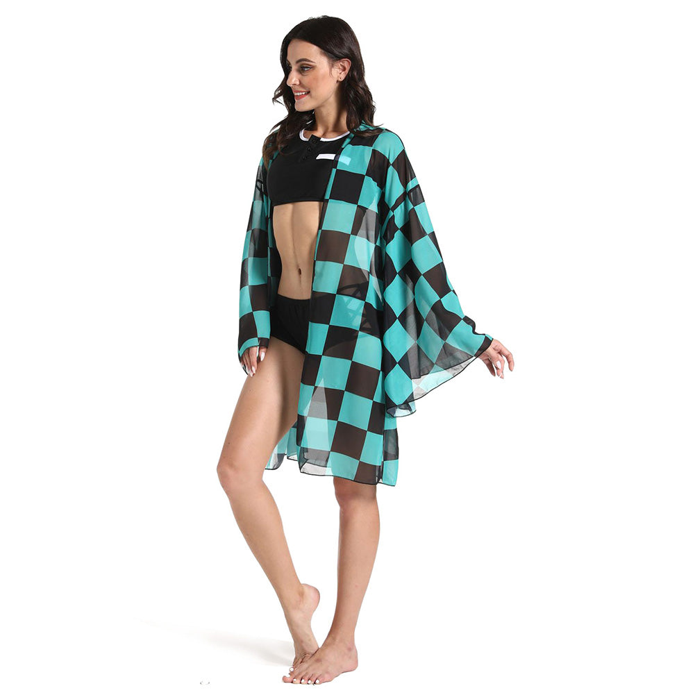 Demon Slayer Bikini Beach Swimsuit Set-Soco Hoodie