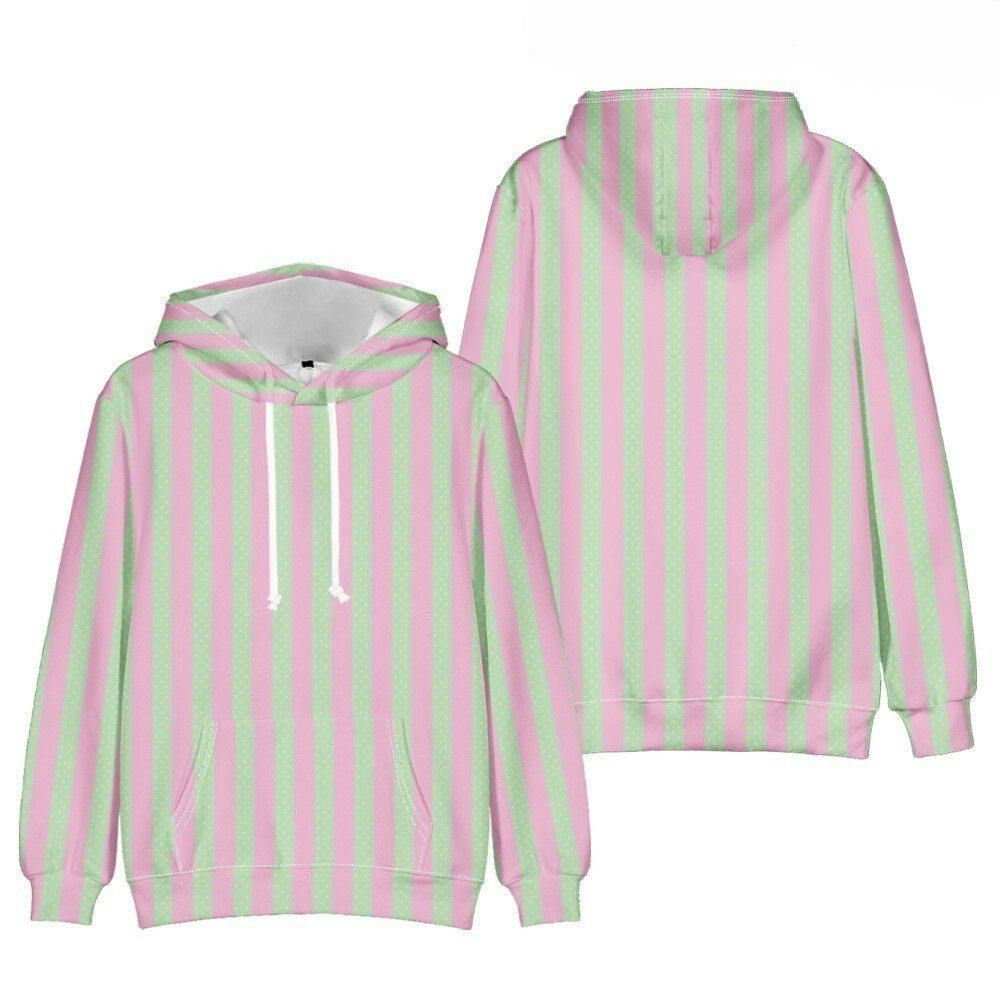 Elegant Patterned Hoodie-Soco Hoodie