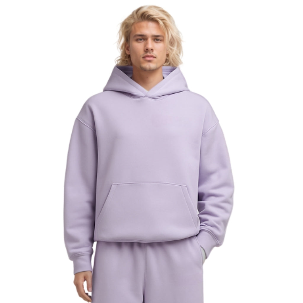 Comfort Fit Fleece Hoodie Mauve