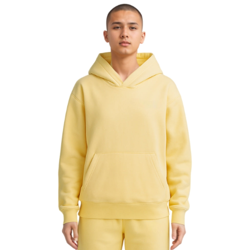 Comfort Fit Fleece Hoodie Yellow