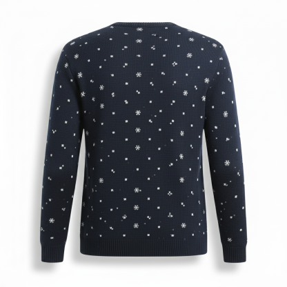 Ugly Christmas Sweater With Santa Design Print