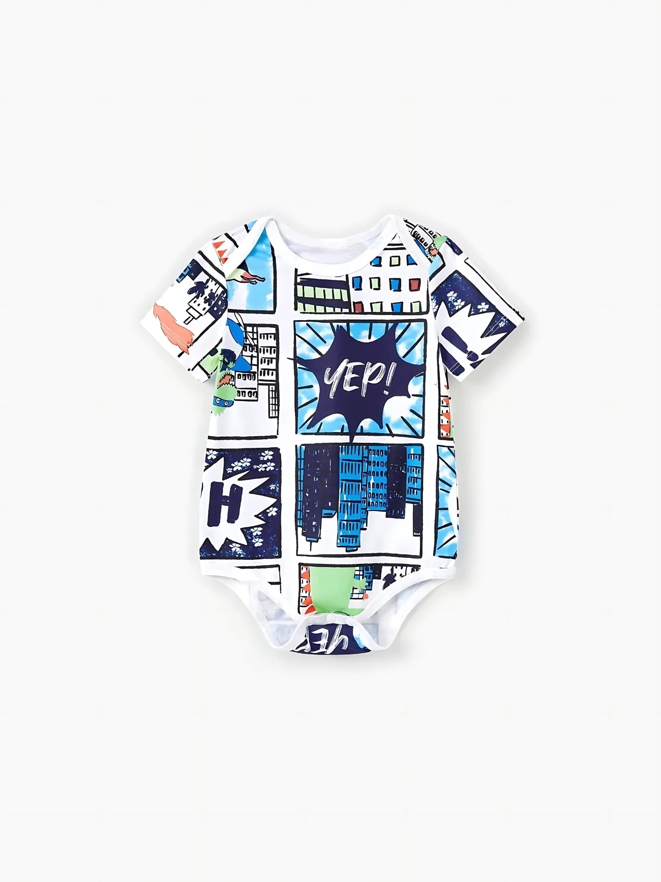 Family Matching Pajama Sets With Comic Dinosaurs Print Baby