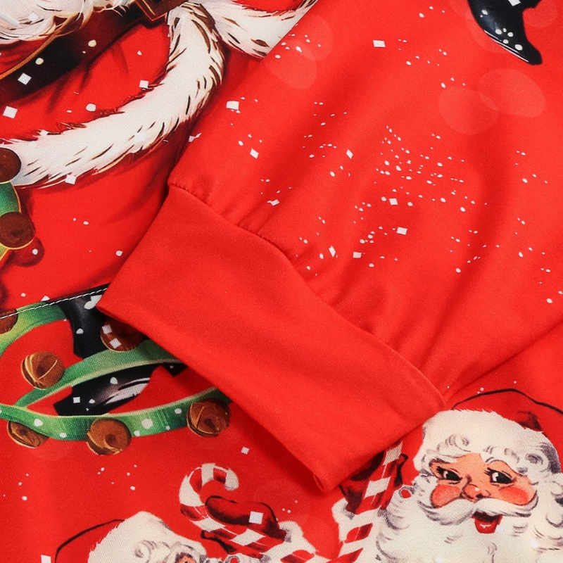 Festive Santa Themed Christmas Hoodie