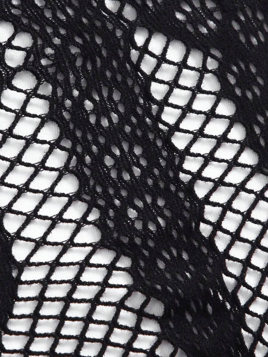 Floral Lace Halter Teddy Bodysuit-Soco Hoodie