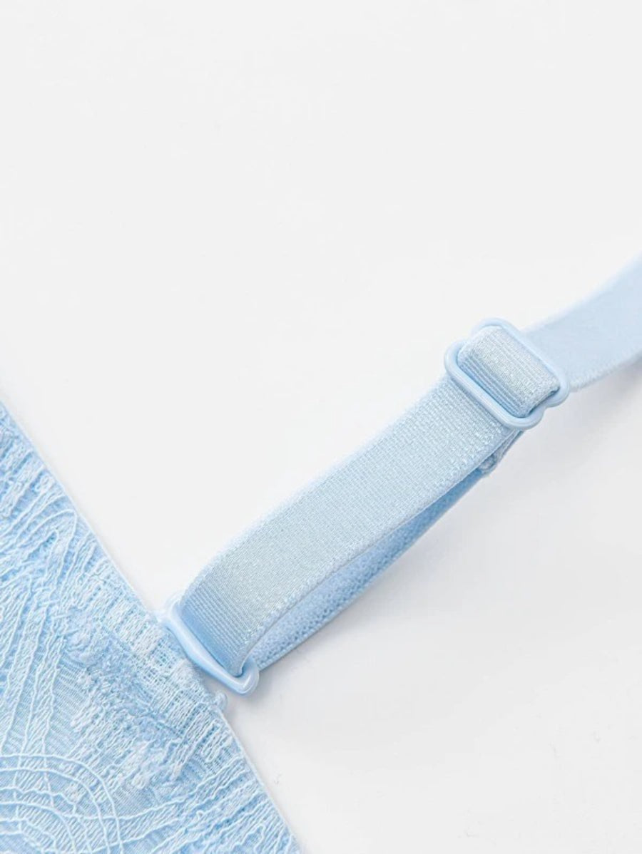 Flower Lace Underwire Bra-Soco Hoodie