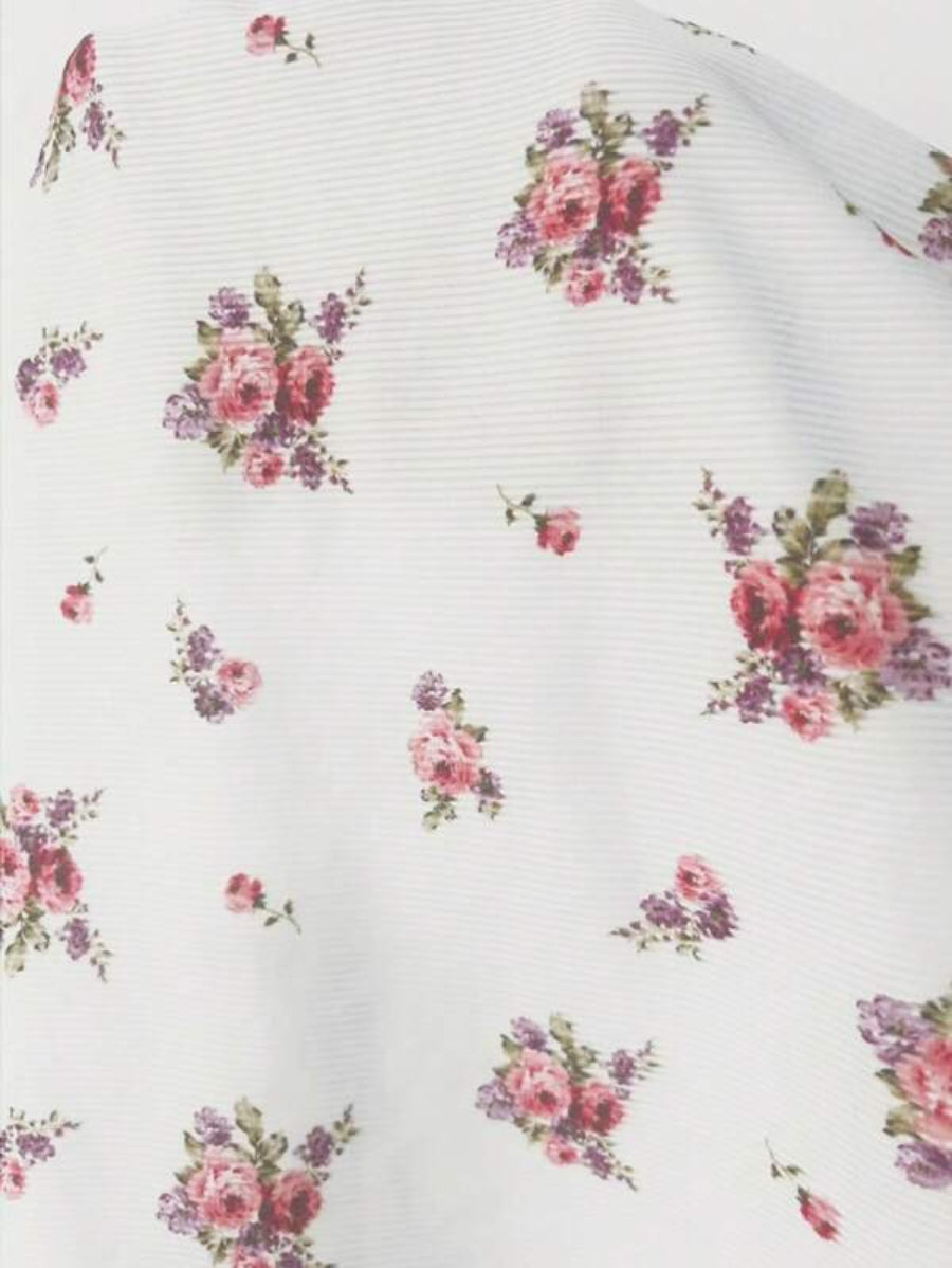 Flower Print Lace Trim Cami Top And Shorts Set-Soco Hoodie