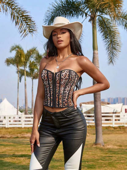 Front Lace Up Corset Shapewear Top-Soco Hoodie