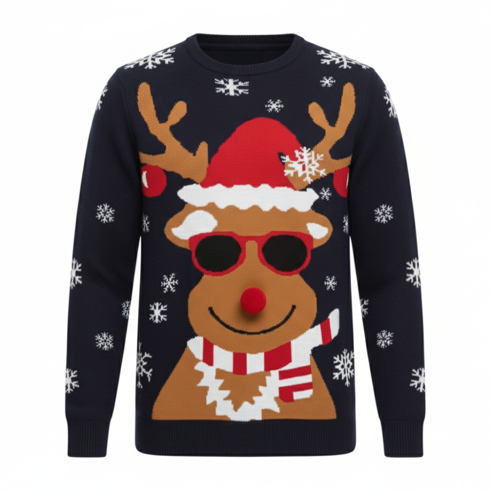Funny Reindeer Christmas Sweater