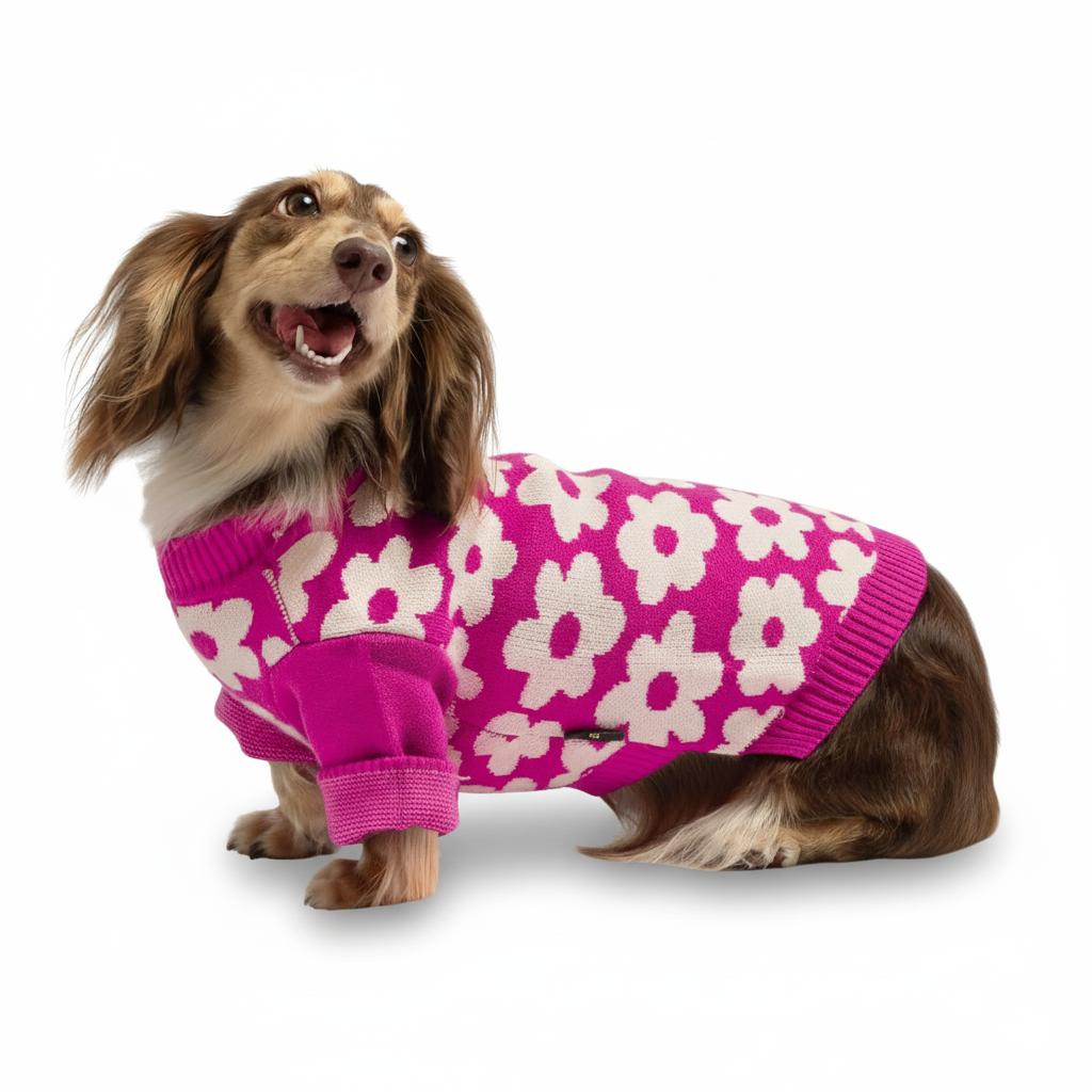Valentines Dog Sweater Warm Winter Outfit
