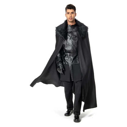 Game Of Thrones Jon Snow Cosplay Costume-Soco Hoodie
