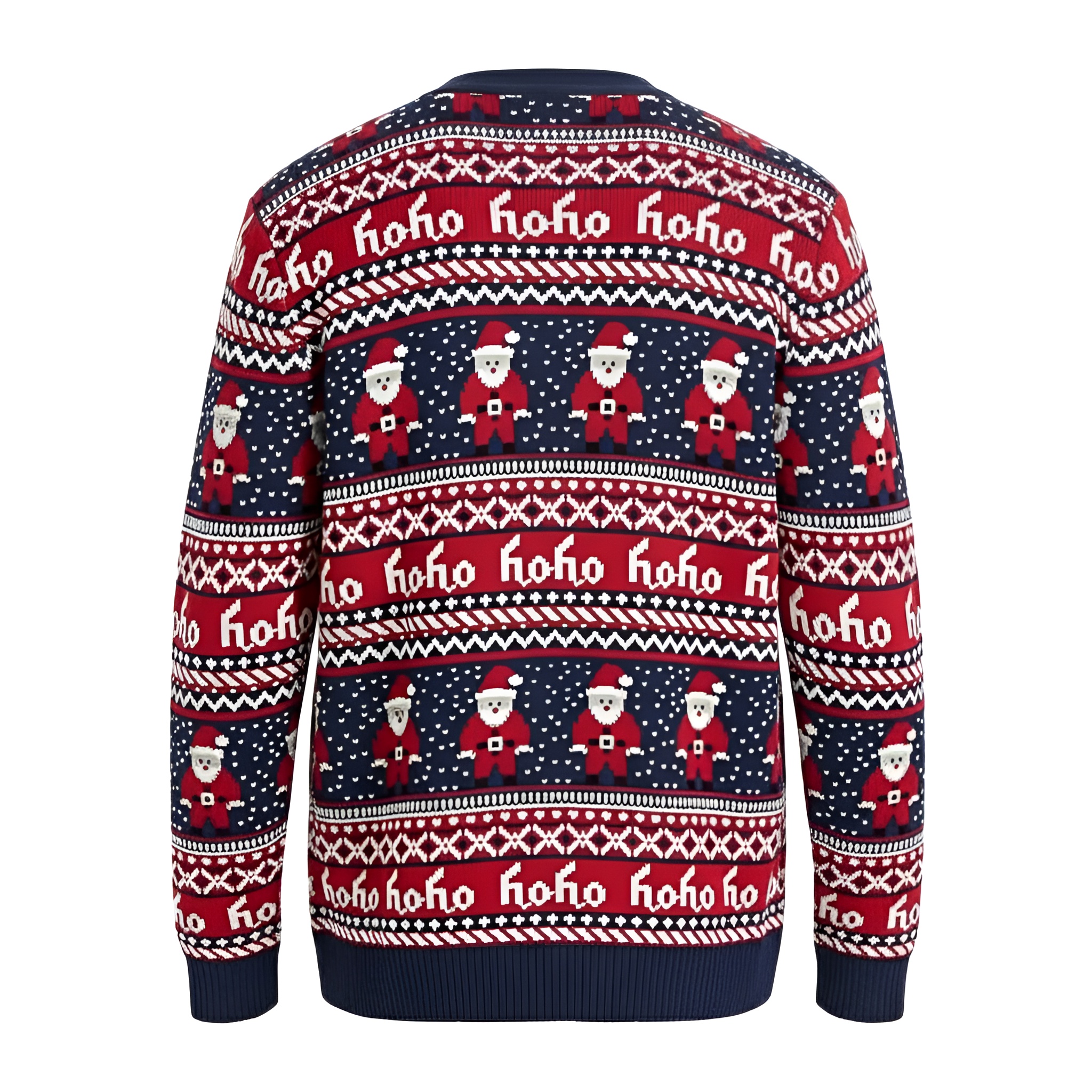Ugly Christmas Sweater For Men With Rudolph Reindeer Design