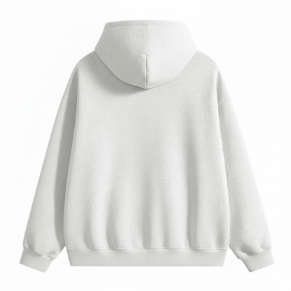 Liberated Graphic Hoodie With Handprint Art Design