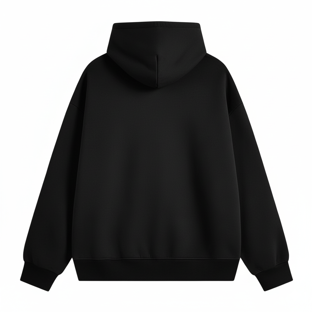 Liberated Graphic Hoodie With Handprint Art Design