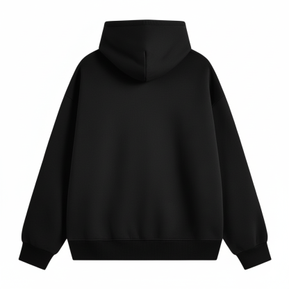 Liberated Graphic Hoodie With Handprint Art Design