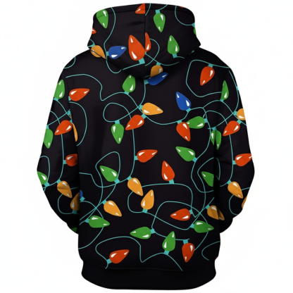 3D Printed Graphic Long Sleeve Ugly Christmas Hoodie