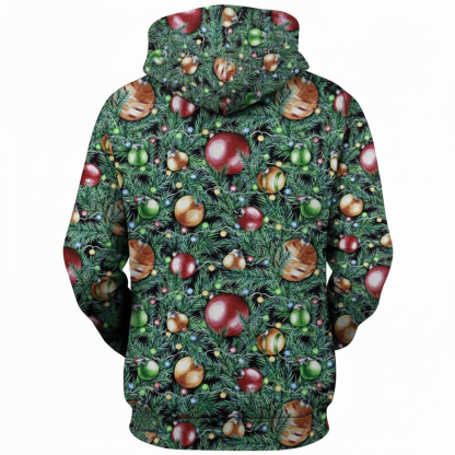 3D Printed Graphic Long Sleeve Ugly Christmas Hoodie