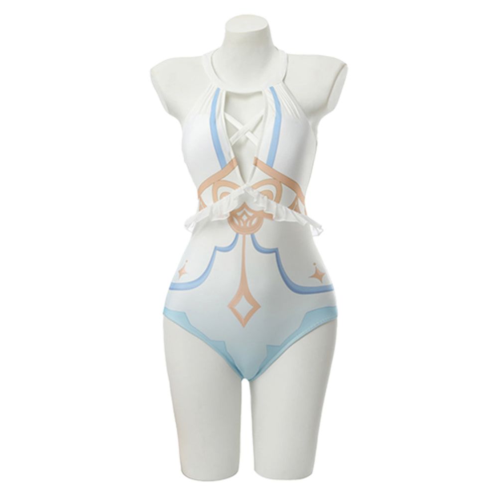 Genshin Impact Lumine Cosplay Costume Swimsuit-Soco Hoodie